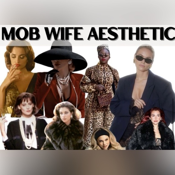 Mob Wife Novelti Faux Suede/Fur Penny Lane Coat – Size Large - Picture 8 of 8